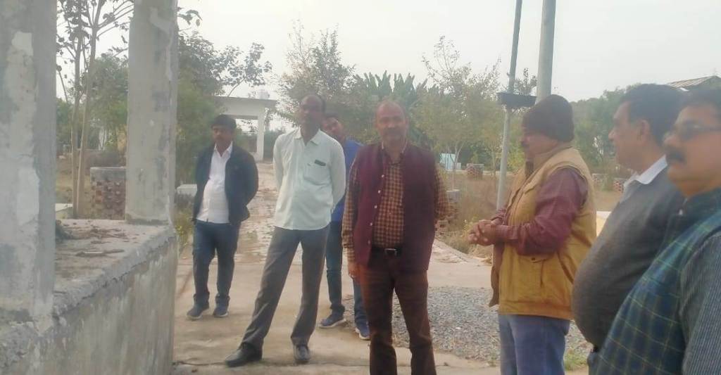 पालिकाध्यक्ष व ईओ ने किया कान्हा गौशाला का&nbsp;निरीक्षण