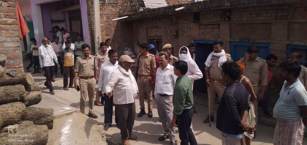 नदीगांव में तालाब के अतिक्रमण पर चला&nbsp;बुल्डोजर