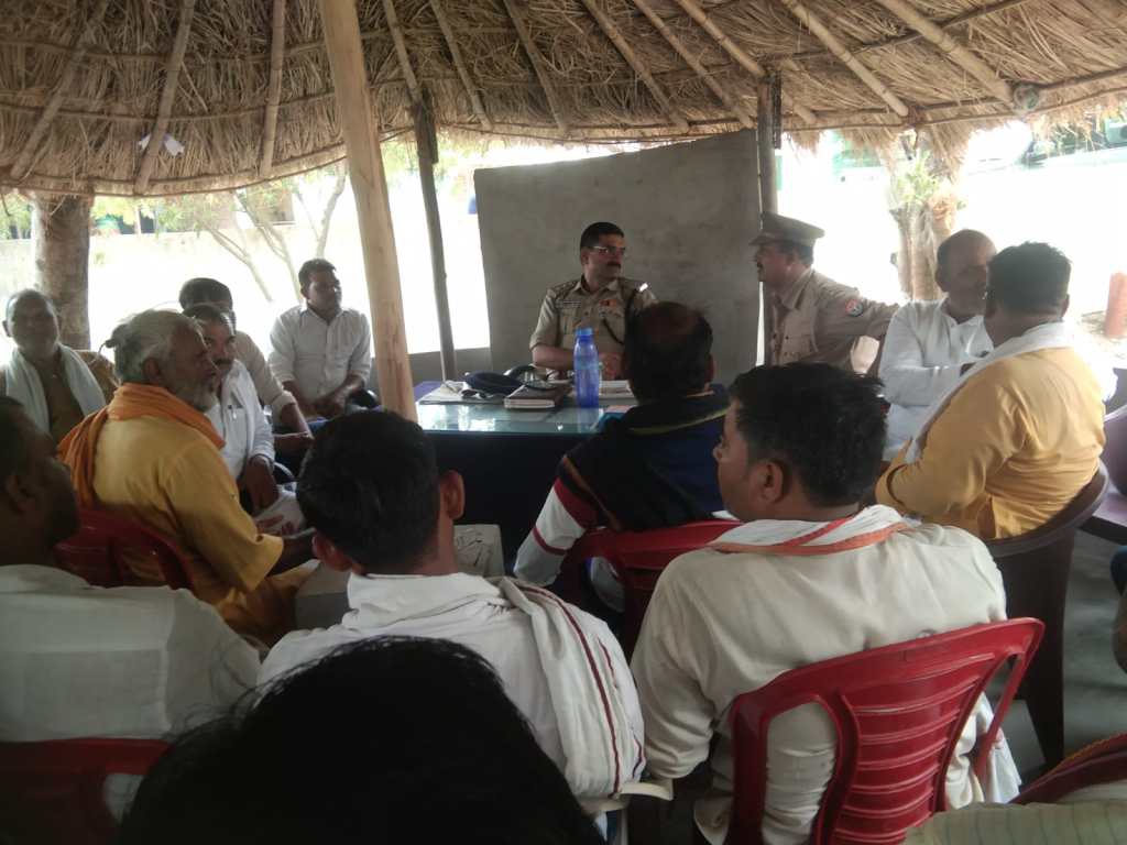 नए सीओ ने प्रधानों से बैठक कर पुलिस के लिए अपराधियों के खिलाफ माँगा&nbsp;सहयोग