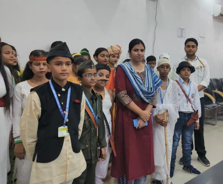 गांधी शास्त्री जयंती पर एल्ड्रिच के बच्चों की प्रस्तुति से माहौल हुआ राष्ट्र&nbsp;भक्तिमय