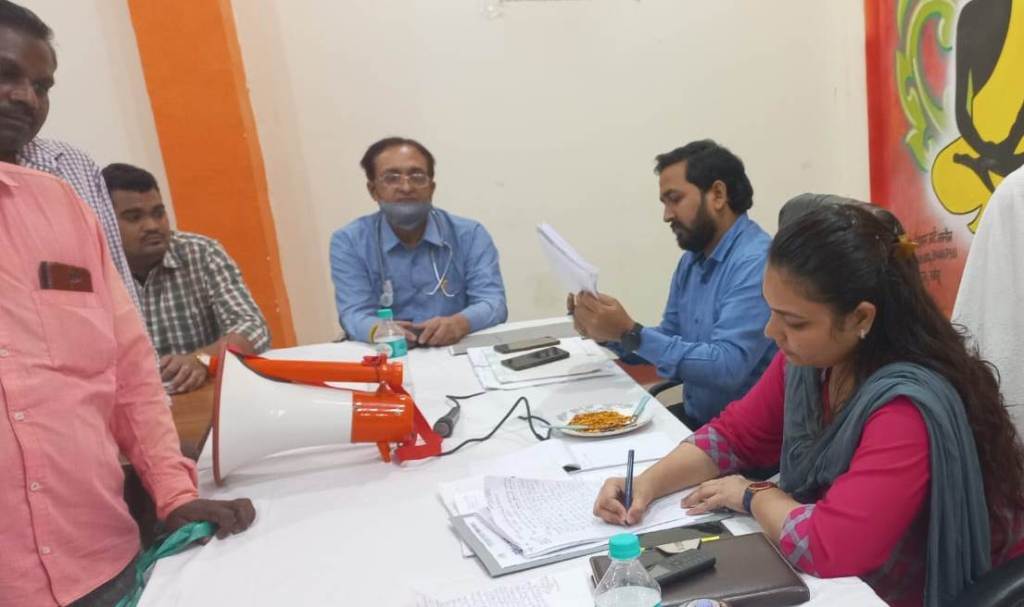 फीका रहा सम्पूर्ण समाधान दिवस , फरियादियों में आकर्षण&nbsp;घटा