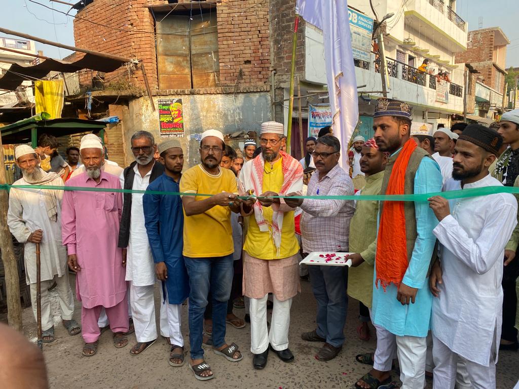 सरकार गौस पाक के उर्स पर बरकाती ग्राउण्ड में लगा मेला, युसूफ असंारी और कश्फी भाई ने फीता काटकर किया&nbsp;उद्घाटन