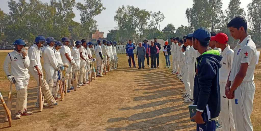 अण्डर 14 के ट्रायल में 118 खिलाडी उतरे मैदान&nbsp;में