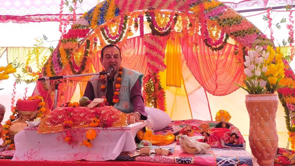 कृष्ण की बाल लीलायें सुनाकर दिया नैतिक मूल्यों का&nbsp;संदेश