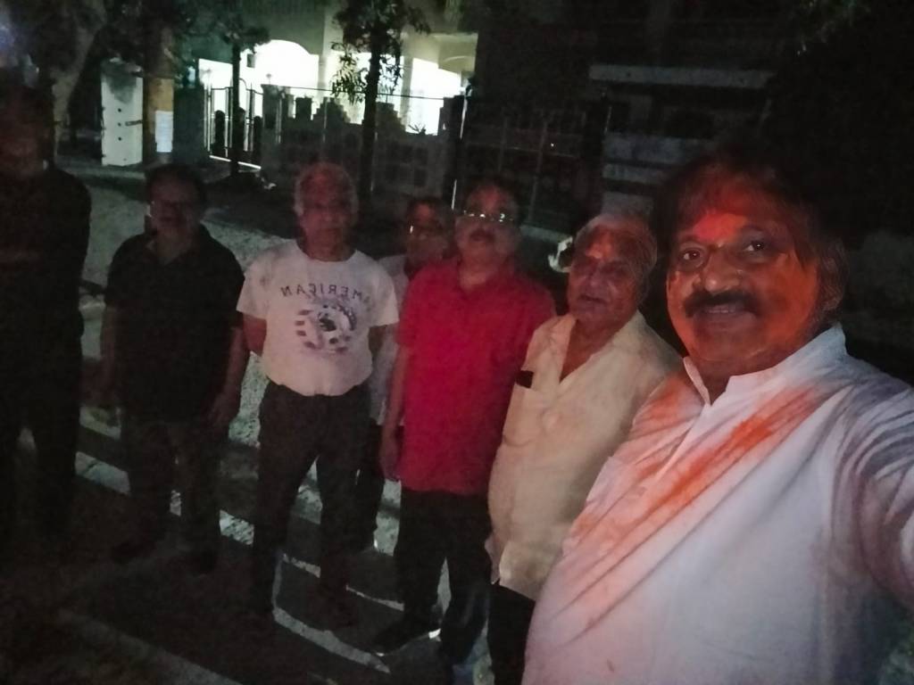 तुलसीधाम कालोनी में उत्साह के साथ हुआ होलिका&nbsp;दहन