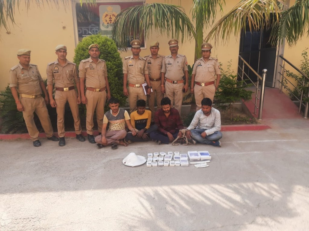 चोरी के मंजे खिलाडियो के गिरोह को दबोचा, अभ्यस्त अपराधियों को अन्दर करके क्रांइम पर विराम लगाने की पुलिसिया रणनीति का एक और पन्ना&nbsp;लिखा