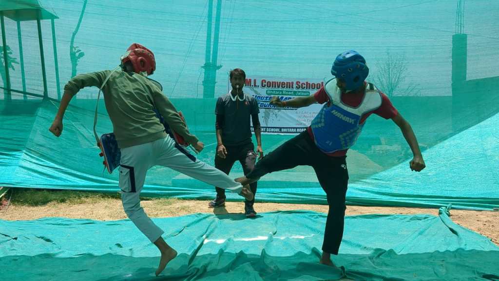 एम एल कान्वेंट में मार्शल आर्ट टूर्नामेंट, बच्चों के करतब ने अतिथियों को रोमांचित&nbsp;किया