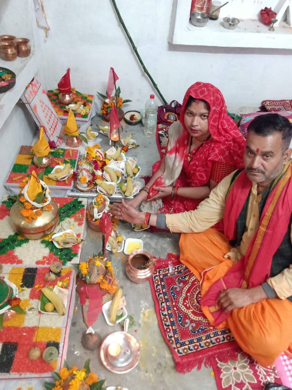 भागवत कथा से पूर्व गूंज उठा नदीगांव, श्रद्धा और भक्ति से सजी भव्य कलश&nbsp;यात्रा