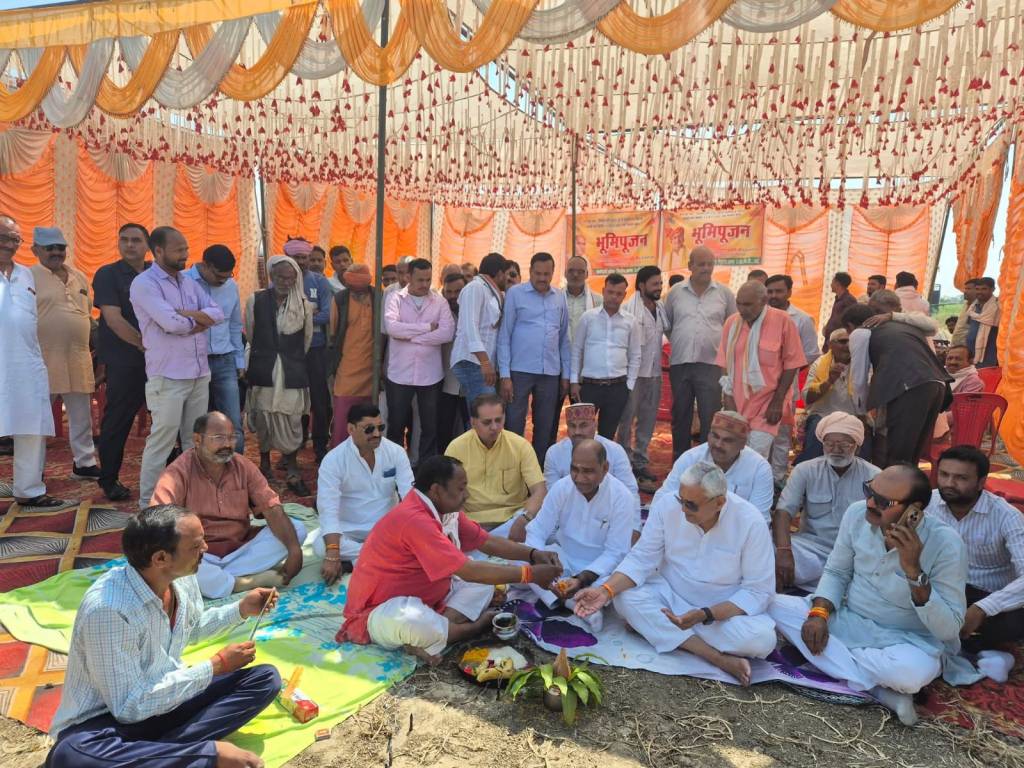 सदर विधायक ने अटरिया–नसीरपुर संपर्क मार्ग का किया&nbsp;शिलान्यास