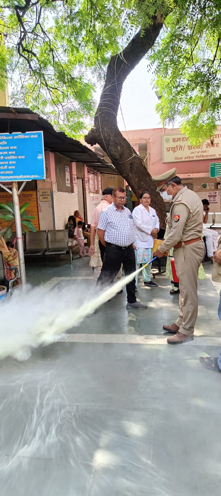 अस्पतालों में अग्नि सुरक्षा अलर्ट: मॉक ड्रिल से सिखाया गया आपदा से निपटने का&nbsp;हुनर”