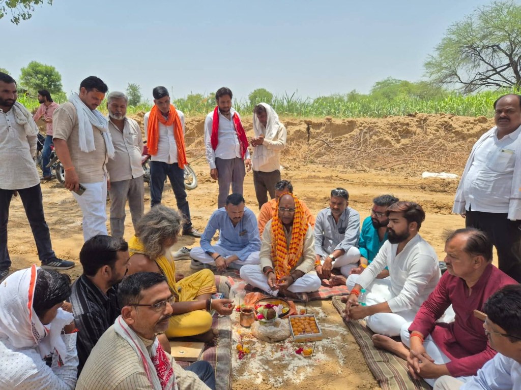 पथारिया-गुमावली संपर्क मार्ग निर्माण का भूमिपूजन, ग्रामीणों को मिलेगी बेहतर आवागमन सुविधा