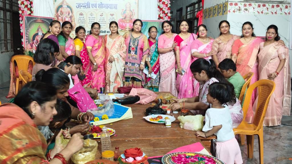 अग्रसेन जयंती पर प्रतियोगिताओं में महिलाओं-बच्चों ने दिखाई प्रतिभा
